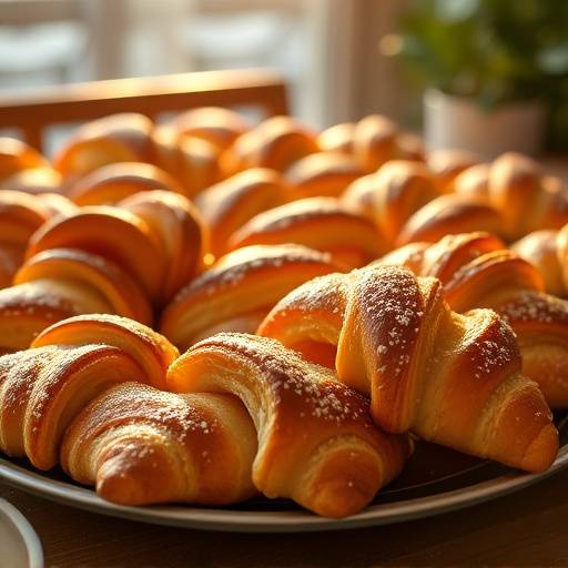 Ensaimadas, croissants y otros productos de bollería tradicional catalana.
